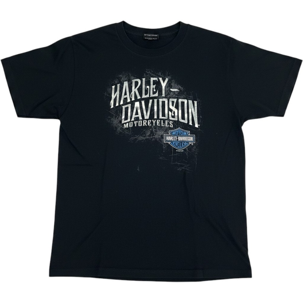 Harley Davidson North Country Graphic T-Shirt Black Cotton Womens XL 2021